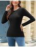 2er-Pack Thermo-Langarmshirts | leichtes Unterhemd mit Rundhalsausschnitt für Damen